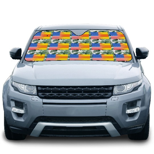 Vietnamese American South Vietnam Flag Car Sun Shades