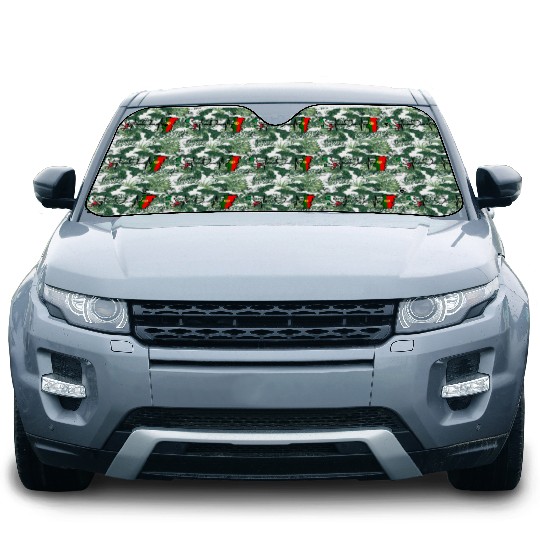Italy Portugal Flag Italian Portuguese Heartbeat Car Sun Shades
