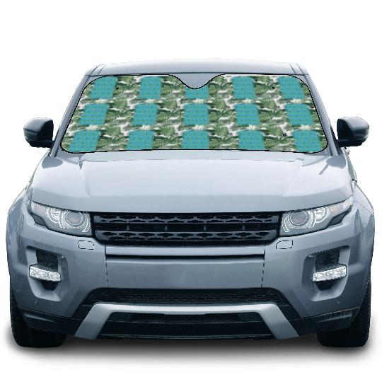 leek and onion pattern Car Sun Shades