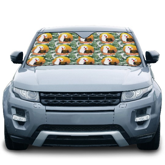 Halloween Cute Ghost Witching Hour Trick Or Treat Car Sun Shades