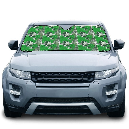 Shih Tzu St Patric Day Shamrock Dog Car Sun Shades