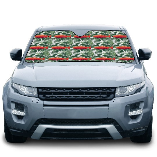 Trout Fly Fishing Nature Outdoor Fisherman Car Sun Shades
