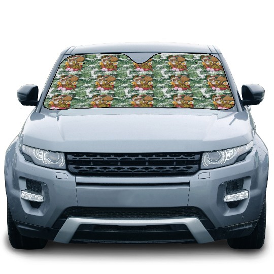 Kawaii Ferret Ra Noodles Japanese Food Car Sun Shades
