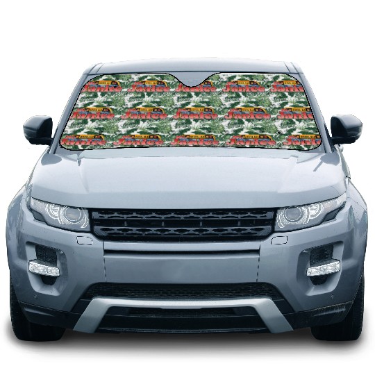 Janice Schoolbus Driver nature Car Sun Shades