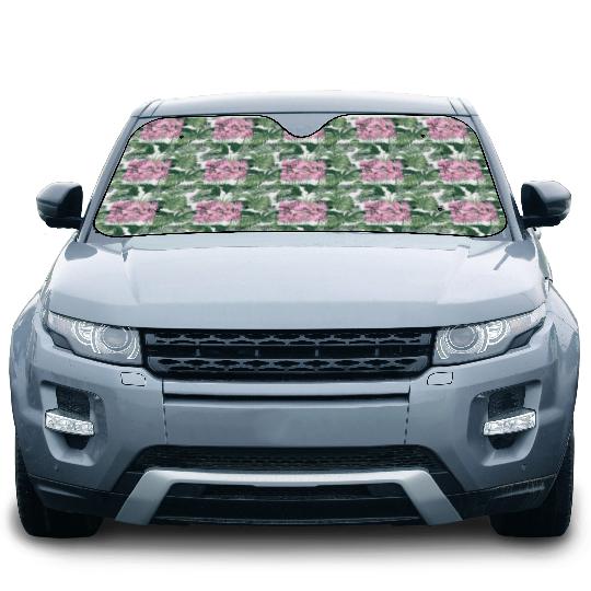 Washington DC Car Sun Shades, Cherry Blossom Floral Pop