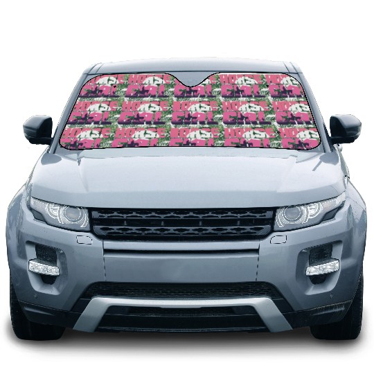 Horse Horse Riding Car Sun Shades