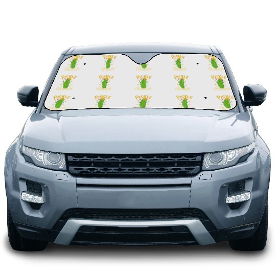 Pickle Queen Vegan Funny Cucumber Vegetable Car Sun Shades