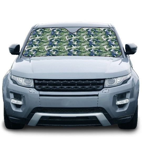 Eat cheese and sin Car Sun Shades