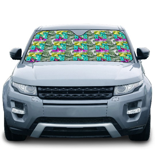 Born In The 80S But 90S Made Me - I Love 80S Love Car Sun Shades