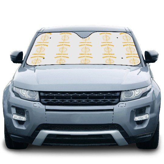 Libra Sign Design Car Sun Shades
