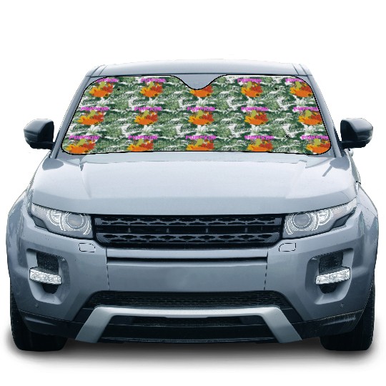 Hey pumpkin halloween Car Sun Shades