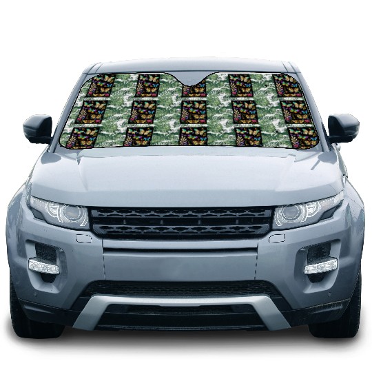 Vibrant Spectrum Car Sun Shades