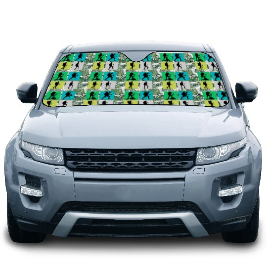 I love hiking , sports hiking lovers gift Car Sun Shades