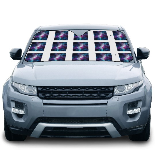 Galaxy nebula abstract design Car Sun Shades
