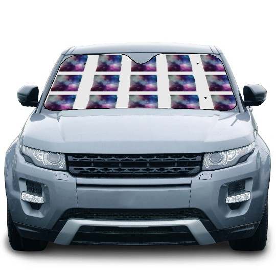 Galaxy nebula abstract design Car Sun Shades