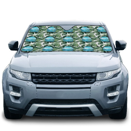 In the silence of death, we find serenity - Car Sun Shades
