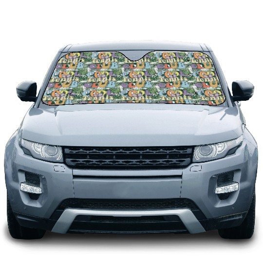 Cool Tennis Club Tennis Coach Tennis Crew Matching Car Sun Shades