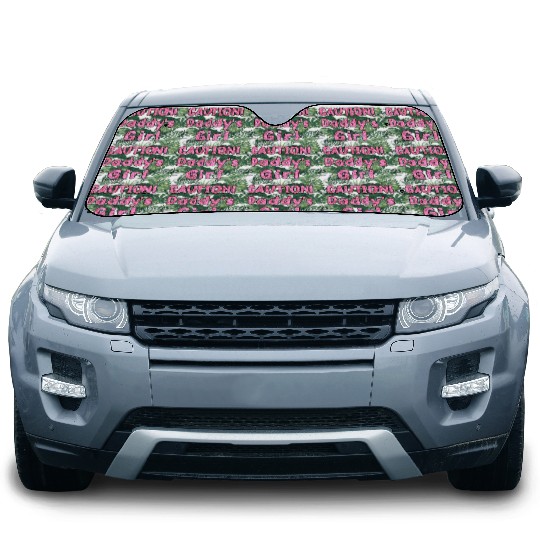 Come home safe! CAUTION! Daddy's Girl Daddy's Home Car Sun Shades