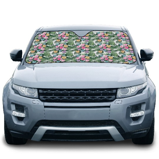 Love Me Kiss Me Pleasure Me Candy Hearts Car Sun Shades