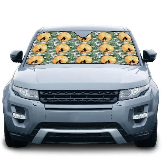 Wicked Cat Witch Funny Halloween Witch Car Sun Shades