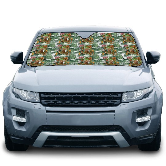 cow animal vegetarian Car Sun Shades
