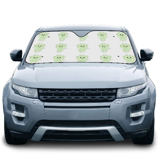 Key Lime Green Dog Car Sun Shades