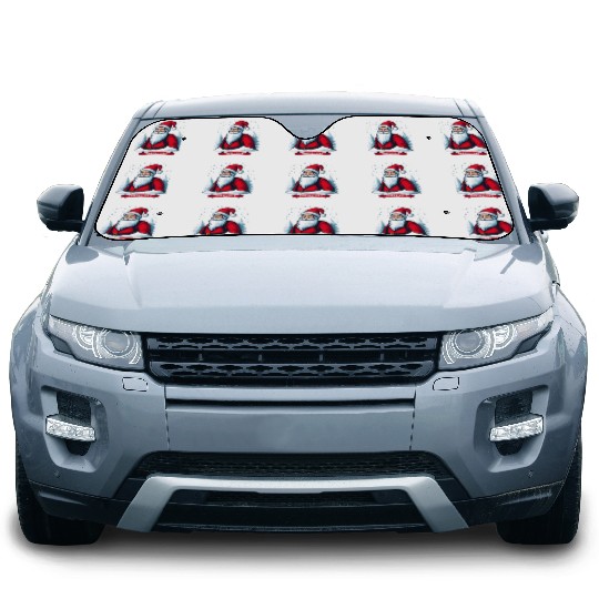 North Pole santa merry christmas Car Sun Shades