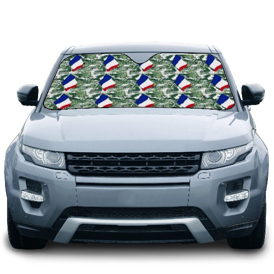 France flag Car Sun Shades