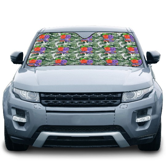 I love You Berry Much! Cute and Punny berry Cartoo Car Sun Shades