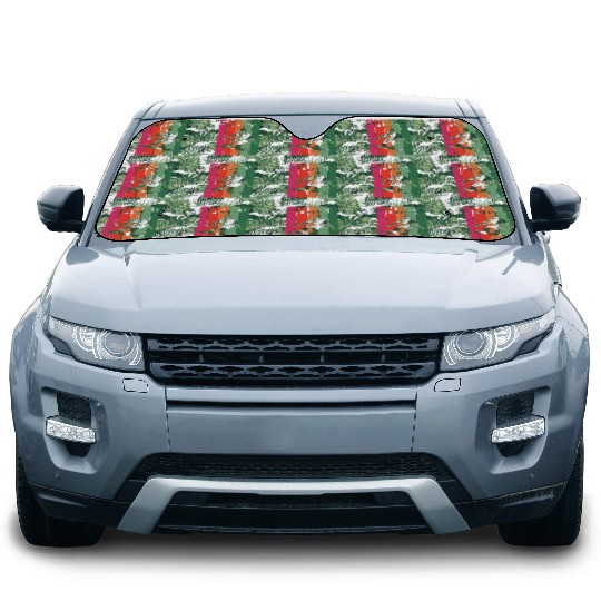 Snowboarder Freestyle SHRED Snowboarding Car Sun Shades