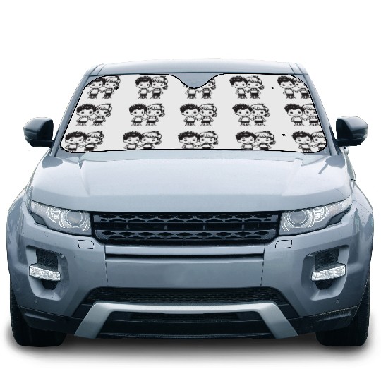 Friendship Day Mug transformed Car Sun Shades