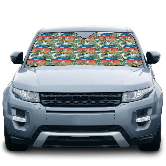 I Love My Tuxedo Cat Car Sun Shades