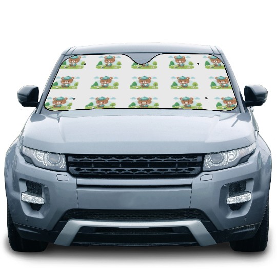Golfing bears Car Sun Shades