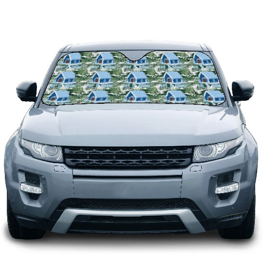 Let It Snow Winter Car Sun Shades