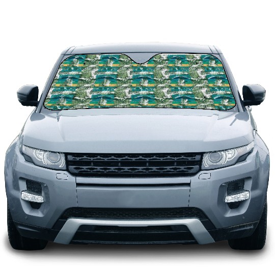 funny Respect the groundhog Car Sun Shades