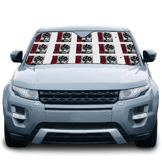 Anime Power Unleashed, aesthetic, japanese design Car Sun Shades