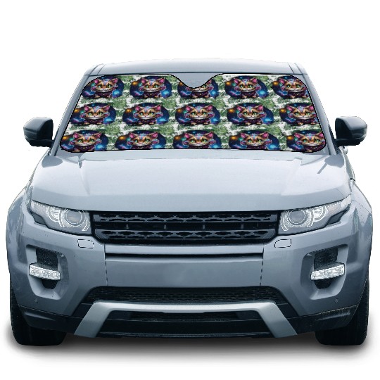 Fantasy Cheshire Cat Smile, Alice in Wonderland Car Sun Shades
