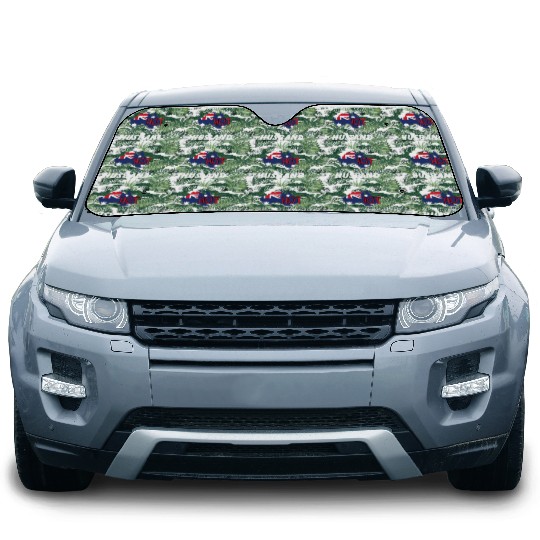 I Love My Hot Australian Husband Wife Car Sun Shades