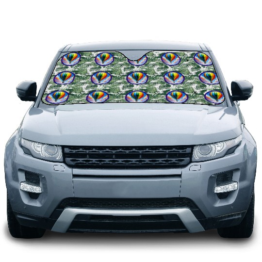 Peace Love Freedom Ballon Car Sun Shades
