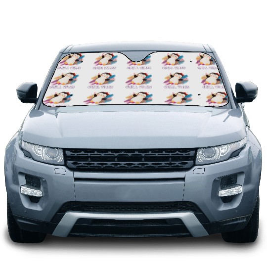 Joyful Penguin Harmony: Arctic Dance Delight Car Sun Shades