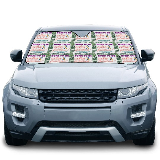 Down Syndrome Awareness Extra Fabulous Car Sun Shades