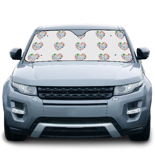 teacher school lover Car Sun Shades