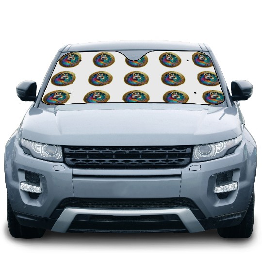 aiTee Raccoon 01 Car Sun Shades
