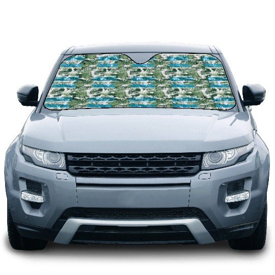 Medical Nurse EKG Scrub Surgical Technologist Car Sun Shades