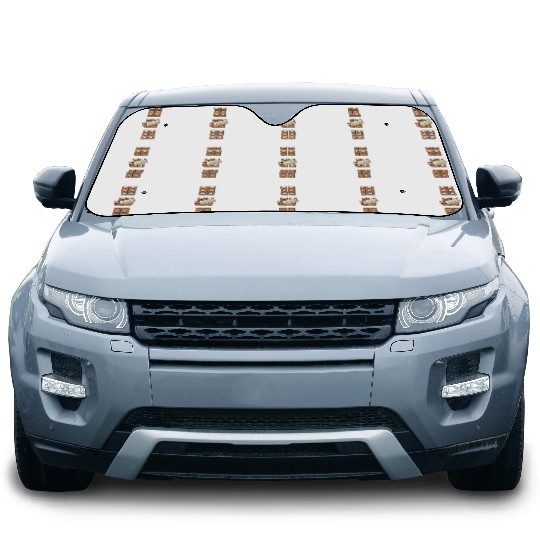 Librarian Car Sun Shades, Old School Car Sun Shades, Gift For Book