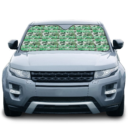 Auction Junkie green camo Car Sun Shades