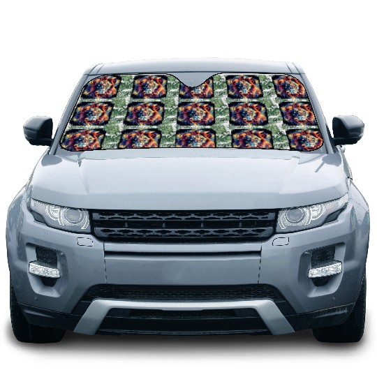lion Car Sun Shades