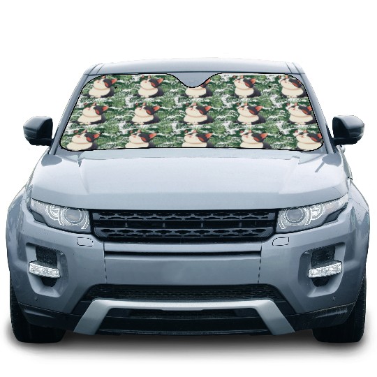 Kawaii Cat and Butterfly Car Sun Shades