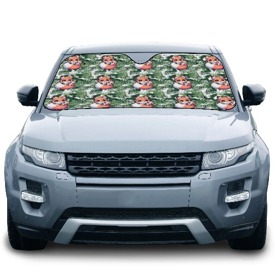 Proud Mother Fox With Her Fox Cub for Mother's Day Car Sun Shades
