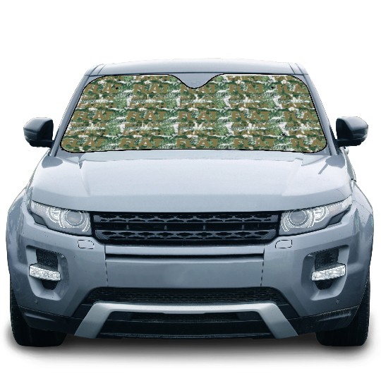 Flat Earth Satire Ironic Jokes Car Sun Shades